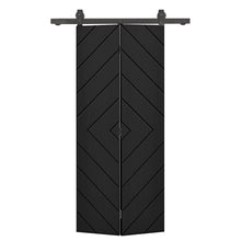 Load image into Gallery viewer, Hollow Core Composite Bi-Fold Door with Sliding Barn Door Hardware Kit