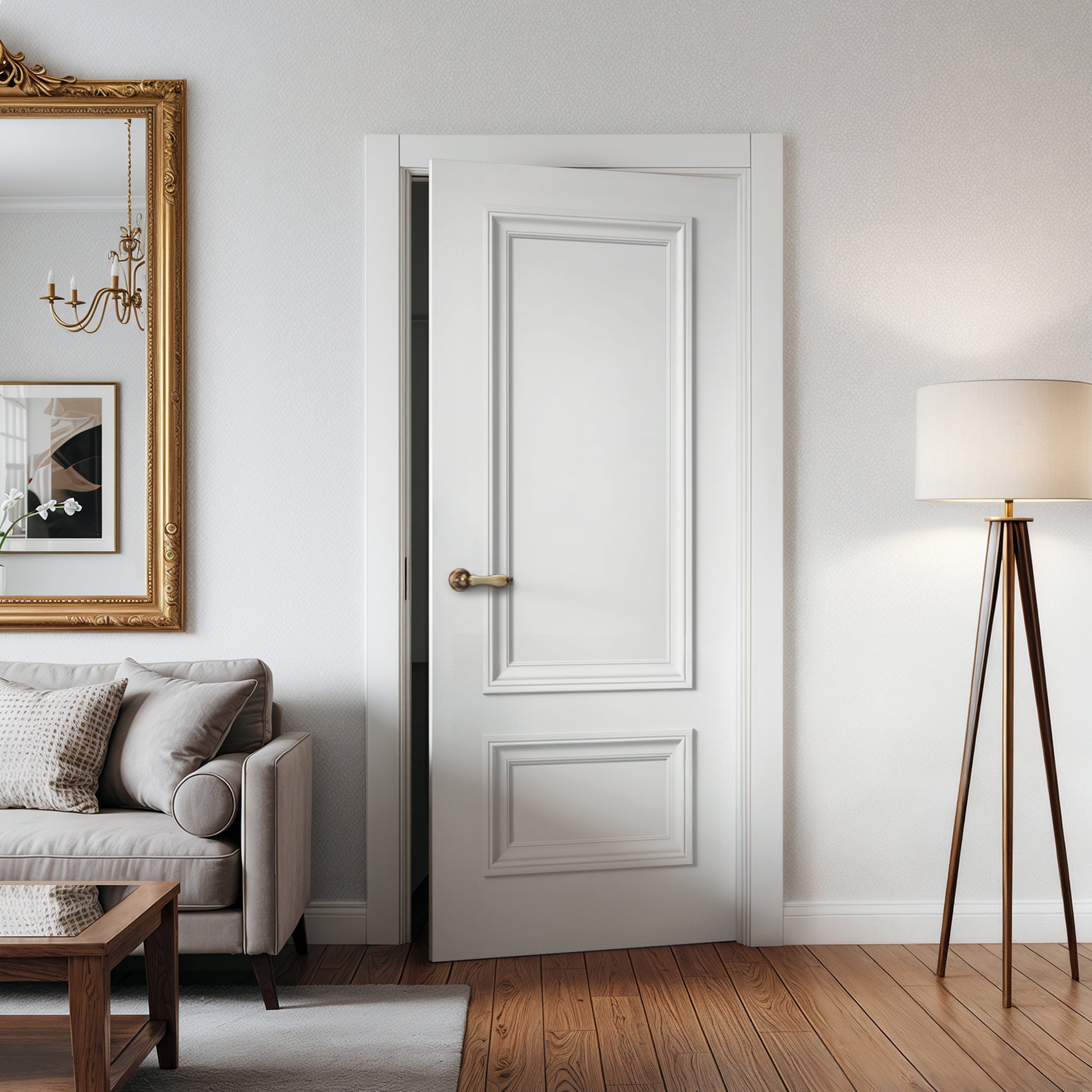 Palazzo 2 Panel Hollow Core Composite Interior Door Slab – CalHome