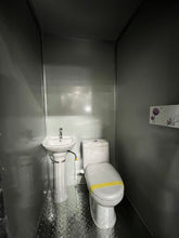 Load image into Gallery viewer, Portable Double Stall Restroom Sink Toilet For Construction Site Event Festival Camping