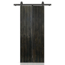 Load image into Gallery viewer, Hollow Core Pine Wood Modern Bi-Fold Barn Door with Sliding Hardware Kit