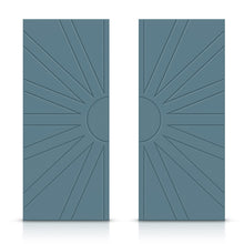 Load image into Gallery viewer, Hollow Core Stained Composite MDF Interior Double Closet Sliding Doors