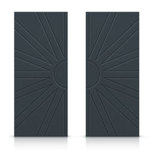 Load image into Gallery viewer, Hollow Core Stained Composite MDF Interior Double Closet Sliding Doors
