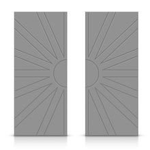 Load image into Gallery viewer, Hollow Core Stained Composite MDF Interior Double Closet Sliding Doors