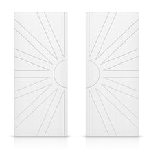 Load image into Gallery viewer, Hollow Core Stained Composite MDF Interior Double Closet Sliding Doors