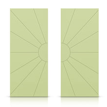 Load image into Gallery viewer, Sun Pattern Hollow Core MDF Double Closet Sliding Door Slabs