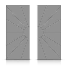 Load image into Gallery viewer, Sun Pattern Hollow Core MDF Double Closet Sliding Door Slabs