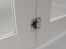 Load image into Gallery viewer, Mirrored Glass Solid Core White Composite Bi-fold Door with Hardware Kit and Door Handle
