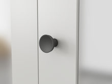 Load image into Gallery viewer, Mirrored Glass Solid Core White Composite Bi-fold Door with Hardware Kit and Door Handle