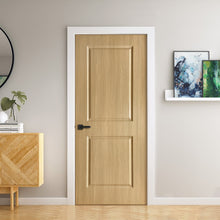 Load image into Gallery viewer, 2 Panel Oak Finished PVC Composite Interior Door Slab