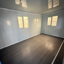 Load image into Gallery viewer, 40 ft. x 20 ft. x 8 ft. Expandable Metal Storage Shed with Floor and Lockable Door and Windows (760 sq. ft.)