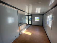 Load image into Gallery viewer, 20 ft. x 19 ft. x 8 ft. Expandable Metal Storage Shed with Glass French Door and Floor and Lockable Door and Windows (380 sq. ft.)