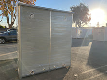 Load image into Gallery viewer, Portable Double Stall Restroom Sink Toilet For Construction Site Event Festival Camping