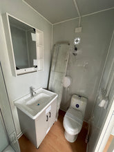 Load image into Gallery viewer, 13 ft. x 8 ft. x 8 ft Tiny House Prefab Modular Mobile Office Garden Office Pod Small Log Cabin Studio Bathroom Included