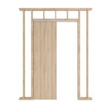 Load image into Gallery viewer, 72 in. Aluminum Universal Pocket Door Frame Hardware and Track Set