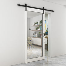 Load image into Gallery viewer, Mirrored Glass MDF Interior Sliding Barn-Door with Hardware Kit and-Door Handle