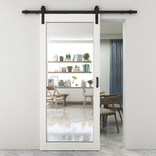 Load image into Gallery viewer, Mirrored Glass MDF Interior Sliding Barn-Door with Hardware Kit and-Door Handle