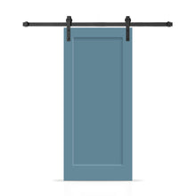 Load image into Gallery viewer, 1 Panel Shaker Painted Composite Modern Interior Sliding Barn Door with Hardware Kit