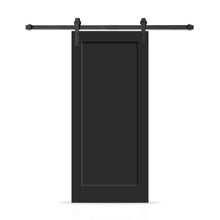 Load image into Gallery viewer, 1 Panel Shaker Painted Composite Modern Interior Sliding Barn Door with Hardware Kit