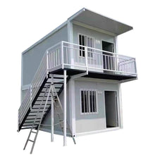Load image into Gallery viewer, 20 ft. x 8 ft. x 17 ft. Foldable Stackable Metal Storage Shed with Lockable Door and Windows (320 sq. ft.)