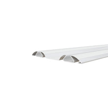 Load image into Gallery viewer, Mirror White Steel Frame Interior Closet Sliding Door with White Trim and Hardware Kit