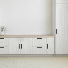 Load image into Gallery viewer, Premium White Wood Grain Texture Melamine MDF DIY Project Panel Board Shelf Cabinet Furniture