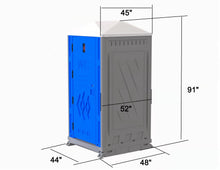 Load image into Gallery viewer, Portable Single Stall PE Restroom Sink Flushing Toilet with Holding Tank Event Festival Camping