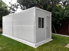 Load image into Gallery viewer, 20 ft. x 8 ft. x 8 ft. Foldable Metal Storage Shed with Lockable Door and Windows (160 sq. ft.)