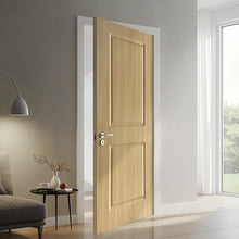 Load image into Gallery viewer, 2 Panel Oak Finished PVC Composite Interior Door Slab