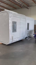 Load and play video in Gallery viewer, 20 ft. x 8 ft. x 8 ft Tiny House Prefab Modular Office Garden Office Pod Small Log Cabin Studio Bathroom Included