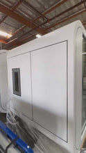 Load and play video in Gallery viewer, 20 ft. x 8 ft. x 8 ft Tiny House Prefab Modular Office Garden Office Pod Small Log Cabin Studio Bathroom Included