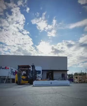 Load and play video in Gallery viewer, 20 ft. x 8 ft. x 8 ft. Foldable Metal Storage Shed with Lockable Door and Windows (160 sq. ft.)