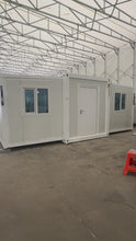 Load and play video in Gallery viewer, 40 ft. x 20 ft. x 8 ft. Expandable Metal Storage Shed with Floor and Lockable Door and Windows (760 sq. ft.)