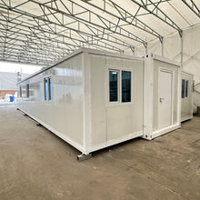 Load image into Gallery viewer, 40 ft. x 20 ft. x 8 ft. Expandable Metal Storage Shed with Floor and Lockable Door and Windows (760 sq. ft.)