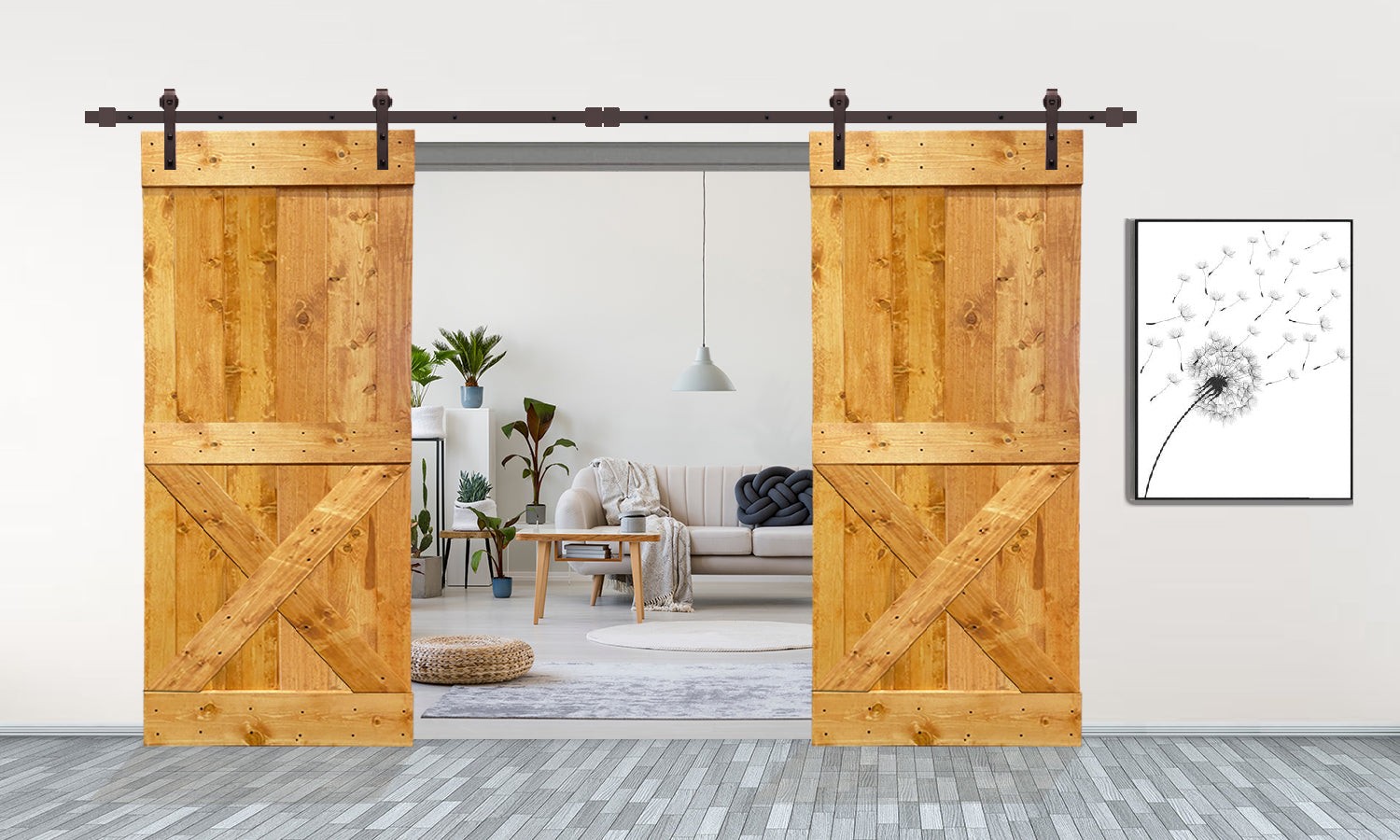 Interior French Door Hardware