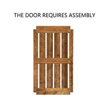 Load image into Gallery viewer, Mid-Bar Series Stained Solid Wood Interior Double Sliding Barn Door With Hardware Kit