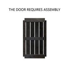 Load image into Gallery viewer, Mid-Bar Series Stained Solid Wood Interior Double Sliding Barn Door With Hardware Kit