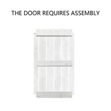 Load image into Gallery viewer, Mid-Bar Series Stained Solid Wood Interior Double Sliding Barn Door With Hardware Kit