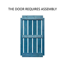 Load image into Gallery viewer, Mid-Bar Series Stained Solid Wood Interior Double Sliding Barn Door With Hardware Kit