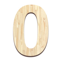 Load image into Gallery viewer, Wood Block Letter Unfinished Monogram Initial Alphabet Large Wall Numbers & Symbols for Home Bedroom Office Wedding Party DIY Decor Ready to Paint or Stain
