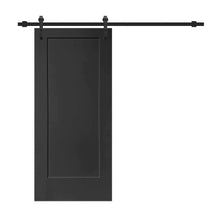 Load image into Gallery viewer, Composite MDF 1-Panel Interior Sliding Barn Door with Hardware Kit