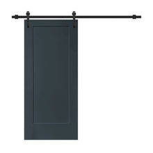 Load image into Gallery viewer, Composite MDF 1-Panel Interior Sliding Barn Door with Hardware Kit