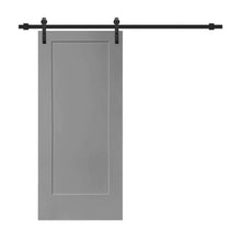 Load image into Gallery viewer, Composite MDF 1-Panel Interior Sliding Barn Door with Hardware Kit