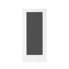 Load image into Gallery viewer, Chalkboard Series Black Stained Composite MDF 1 Panel Interior Sliding Barn Door with Hardware Kit