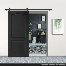 Load image into Gallery viewer, Composite MDF 2 Panel Arch Top Interior Barn Door Slab