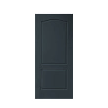 Load image into Gallery viewer, Stained Composite MDF 2 Panel Arch Top Interior Pocket Door