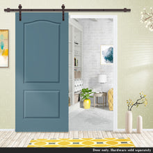 Load image into Gallery viewer, Composite MDF 2 Panel Arch Top Interior Barn Door Slab
