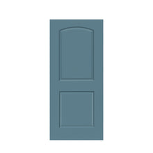 Load image into Gallery viewer, Composite MDF 2 Panel Round Top Interior Door Slab For Pocket Door