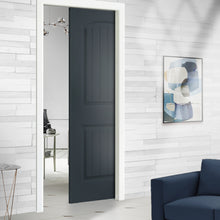 Load image into Gallery viewer, Elegant Series Composite MDF 2 Panel Camber Top Interior Door Slab For Pocket Door