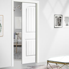 Load image into Gallery viewer, Elegant Series Composite MDF 2 Panel Camber Top Interior Door Slab For Pocket Door