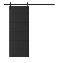 Load image into Gallery viewer, Modern Classic Series Composite MDF Paneled Interior Sliding Barn Door with Hardware Kit